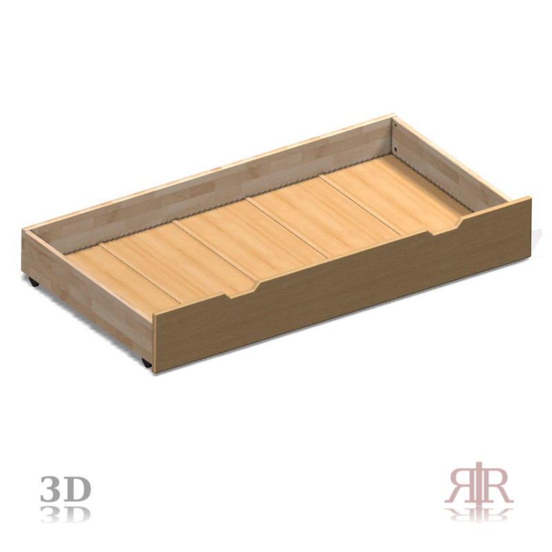 Masívny dubový perinák na kolieskach 2-2026-002 "1500"