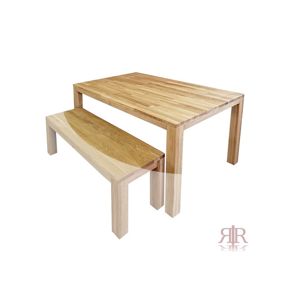 Masívny dubový stôl 1-2019-01 180x90x76cm