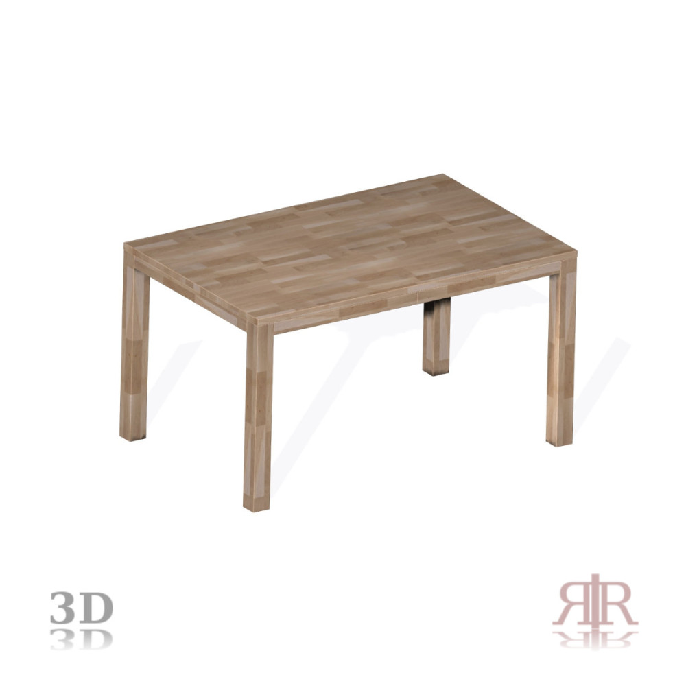Masívny dubový stôl 140x90x76cm 1-2019-03