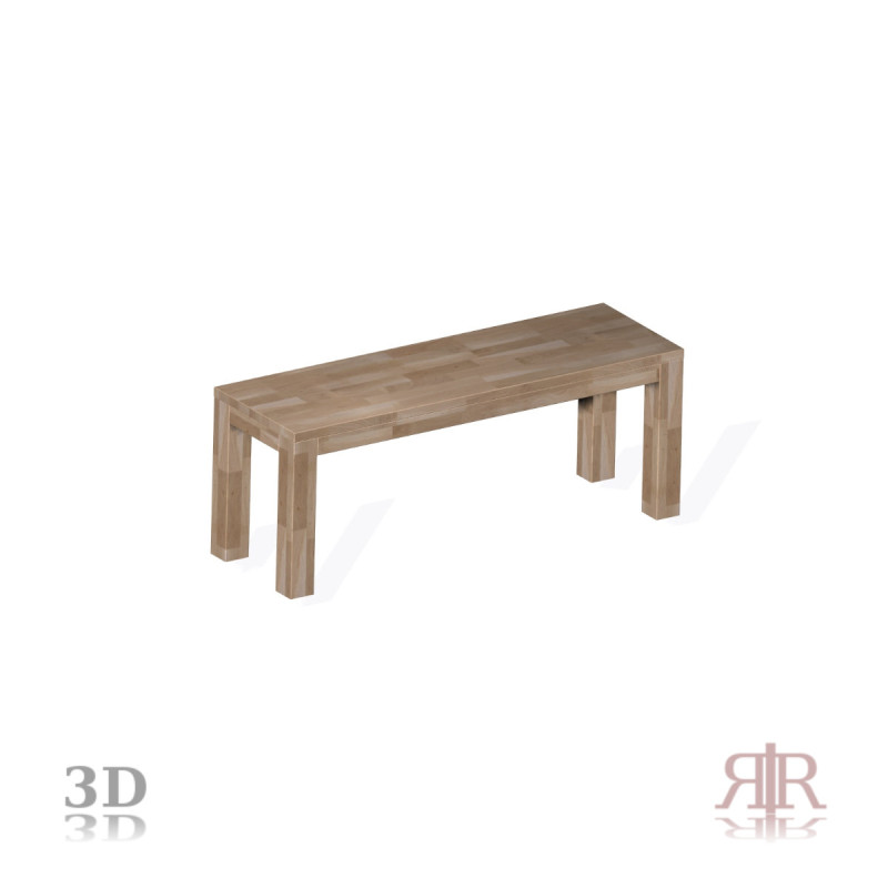 Masívna dubová lavica 120cm 1-2019-06 Masívna dubová lavica 120cm 1-2019-06