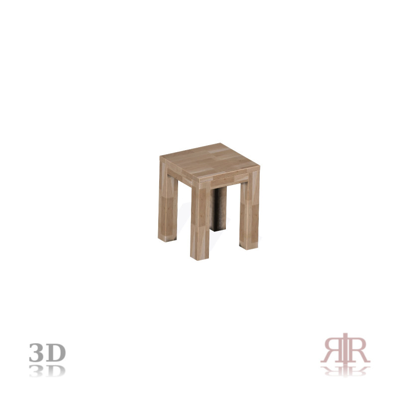 Masívny dubový hoker 38x38x46cm 1-2019-08 Masívny dubový hoker 38x38x46cm 1-2019-08