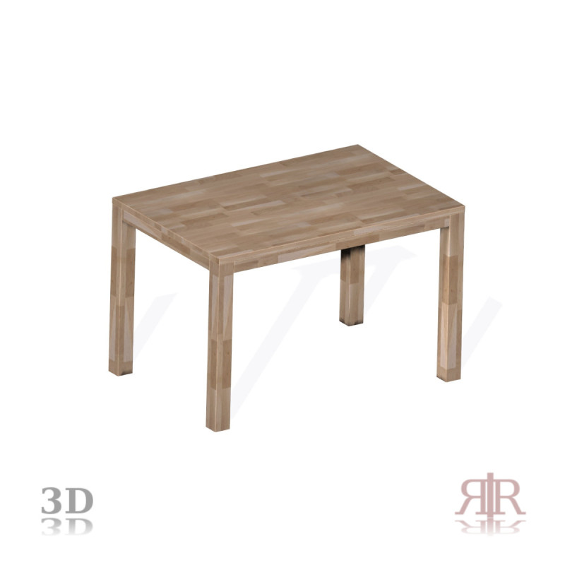 Masívny dubový stôl 120x80x76cm 1-2019-09 Masívny dubový stôl 120x80x76cm 1-2019-09