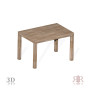 Masívny dubový stôl 120x80x76cm 1-2019-09